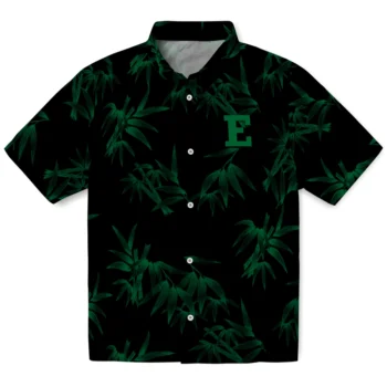 eastern michigan eagles bamboo branches green black hawaiian shirts best selling