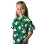 Eastern Michigan Eagles Hawaiian Shirt – Flamingo and Hibiscus