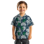 Eastern Michigan Eagles Hawaiian Shirt – Hibiscus Flowers