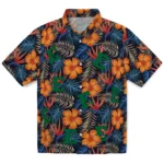 Eastern Michigan Eagles Hawaiian Shirt – Hibiscus Foliage