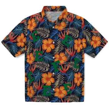 eastern michigan eagles hibiscus foliage hawaiian shirts best selling