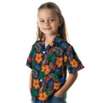 Eastern Michigan Eagles Hawaiian Shirt – Hibiscus Foliage