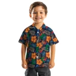 Eastern Michigan Eagles Hawaiian Shirt – Hibiscus Foliage