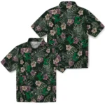 Eastern Michigan Eagles Hawaiian Shirt – Hibiscus Leaves Pattern