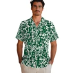 Eastern Michigan Eagles Hawaiian Shirt – Hibiscus Motif