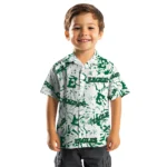 Eastern Michigan Eagles Hawaiian Shirt – Hibiscus Overlay