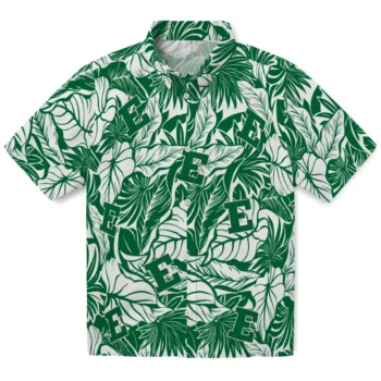 eastern michigan eagles monstera layer green hawaiian shirts best selling
