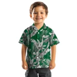 Eastern Michigan Eagles Hawaiian Shirt – Palm Leaves