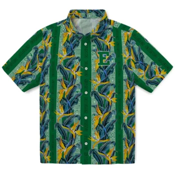 eastern michigan eagles paradise vines green hawaiian shirts best selling