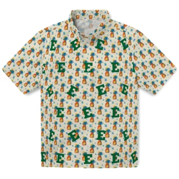 eastern michigan eagles pineapple delight beige hawaiian shirts best selling