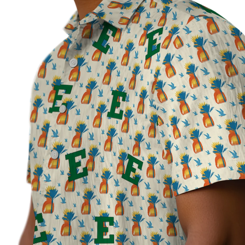 Eastern Michigan Eagles Hawaiian Shirt - Pineapple Delight eastern michigan eagles pineapple delight beige hawaiian shirts trendy
