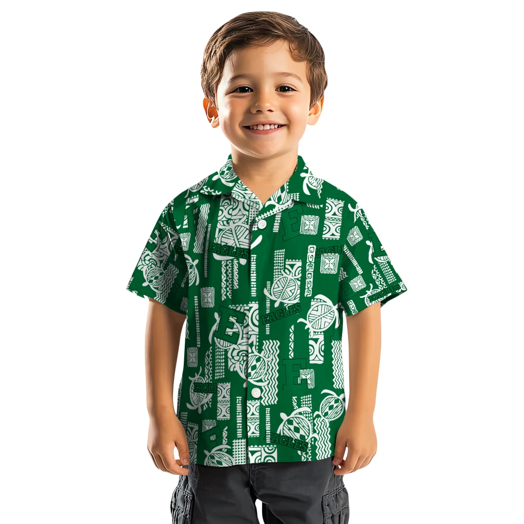 Eastern Michigan Eagles Hawaiian Shirt - Turtle Lines eastern michigan eagles turtle lines green hawaiian shirts top rated
