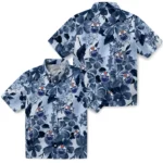 Edmonton Oilers Hawaiian Shirt – Hibiscus Arrangement