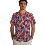 Edmonton Oilers Hawaiian Shirt – Hibiscus Fiesta