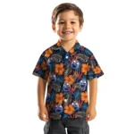 Edmonton Oilers Hawaiian Shirt – Hibiscus Foliage
