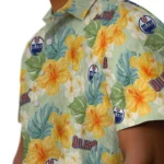 Edmonton Oilers Hawaiian Shirt – Hibiscus Mood