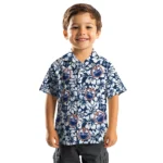 Edmonton Oilers Hawaiian Shirt – Hibiscus Motif