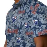 Edmonton Oilers Hawaiian Shirt – Hibiscus Oasis