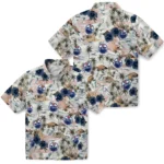 Edmonton Oilers Hawaiian Shirt – Hibiscus Seaside