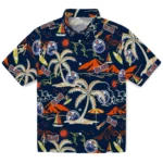 Edmonton Oilers Hawaiian Shirt – Palm Tree Island