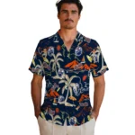 Edmonton Oilers Hawaiian Shirt – Palm Tree Island