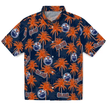 edmonton oilers palm grove blue hawaiian shirts best selling