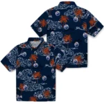 Edmonton Oilers Hawaiian Shirt – Wave Palm
