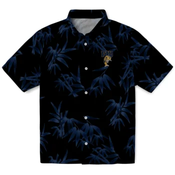 fiu panthers bamboo branches blue black hawaiian shirts best selling