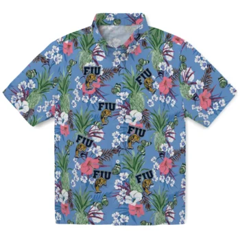 fiu panthers pineapple bouquet best sky blue hawaiian shirts best selling