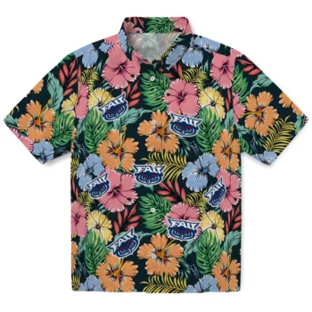 florida atlantic owls brilliant hibiscus garden hawaiian shirts best selling