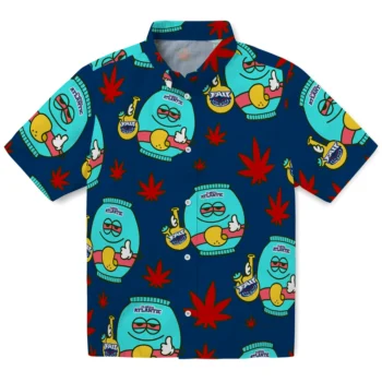florida atlantic owls bong smile blue hawaiian shirts best selling