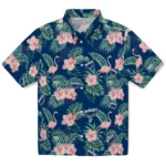 Florida Atlantic Owls Hawaiian Shirt – Flamingo and Hibiscus