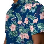 Florida Atlantic Owls Hawaiian Shirt – Flamingo and Hibiscus