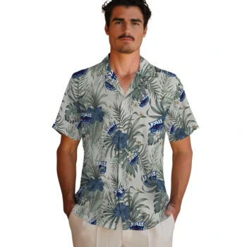 florida atlantic owls hibiscus designs beige hawaiian shirts fashion forward