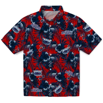 florida atlantic owls hibiscus exotic blue hawaiian shirts best selling