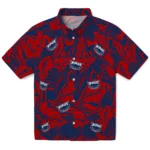 Florida Atlantic Owls Hawaiian Shirt – Monstera Layer