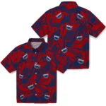 Florida Atlantic Owls Hawaiian Shirt – Monstera Layer