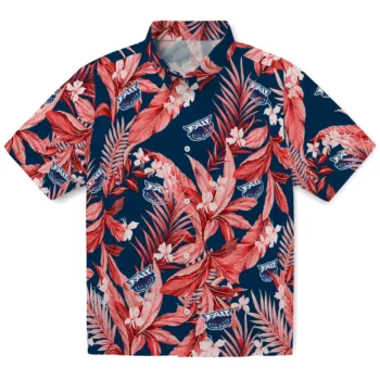 florida atlantic owls palm leaves blue hawaiian shirts best selling
