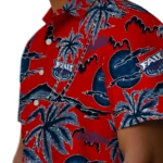 Florida Atlantic Owls Hawaiian Shirt – Palm Sunset