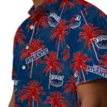 Florida Atlantic Owls Hawaiian Shirt – Palm Tree Motif