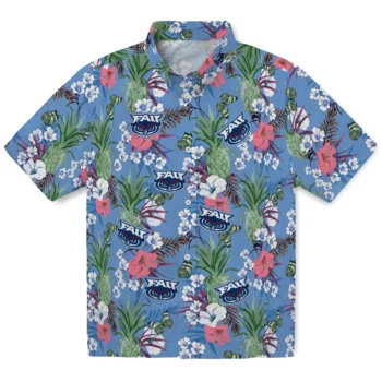 florida atlantic owls pineapple bouquet best sky blue hawaiian shirts best selling