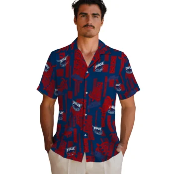florida atlantic owls turtle lines blue hawaiian shirts fashion forward
