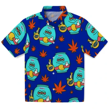 florida gators bong smile blue hawaiian shirts best selling