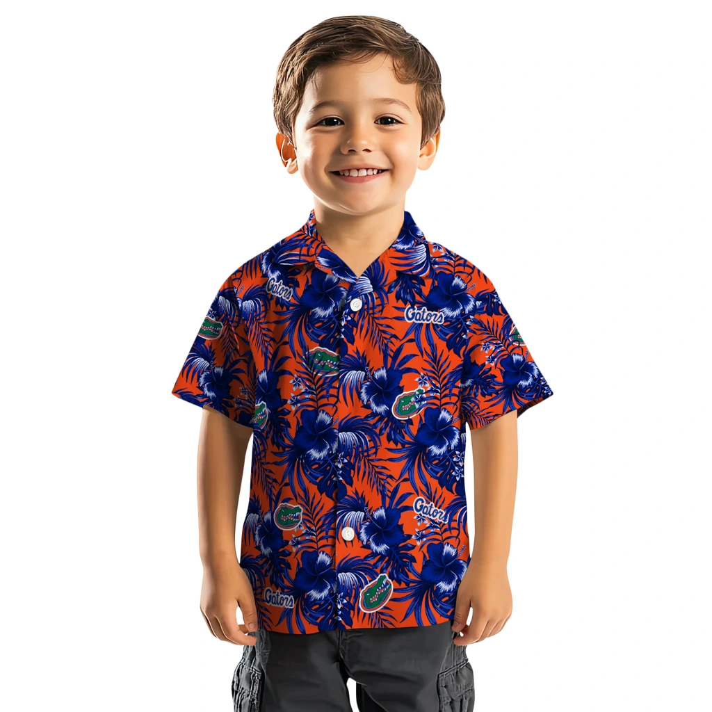 Florida Gators Hawaiian Shirt - Hibiscus Exotic florida gators hibiscus exotic blue hawaiian shirts top rated