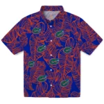 Florida Gators Hawaiian Shirt – Leaf Outline