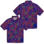 Florida Gators Hawaiian Shirt – Leaf Outline