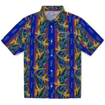 florida gators paradise vines blue hawaiian shirts best selling