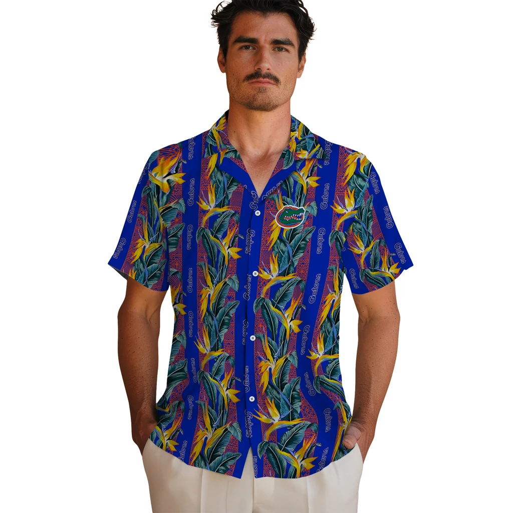 Florida Gators Hawaiian Shirt - Paradise Vines florida gators paradise vines blue hawaiian shirts fashion forward