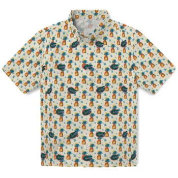 florida gators pineapple delight beige hawaiian shirts best selling