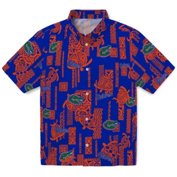 florida gators turtle lines blue hawaiian shirts best selling